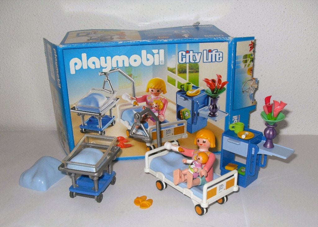 Playmobil City Life 6660 Kraambed Ziekenhuis, Kinderen en Baby's, Speelgoed | Playmobil, Complete set, Ophalen of Verzenden, Zo goed als nieuw