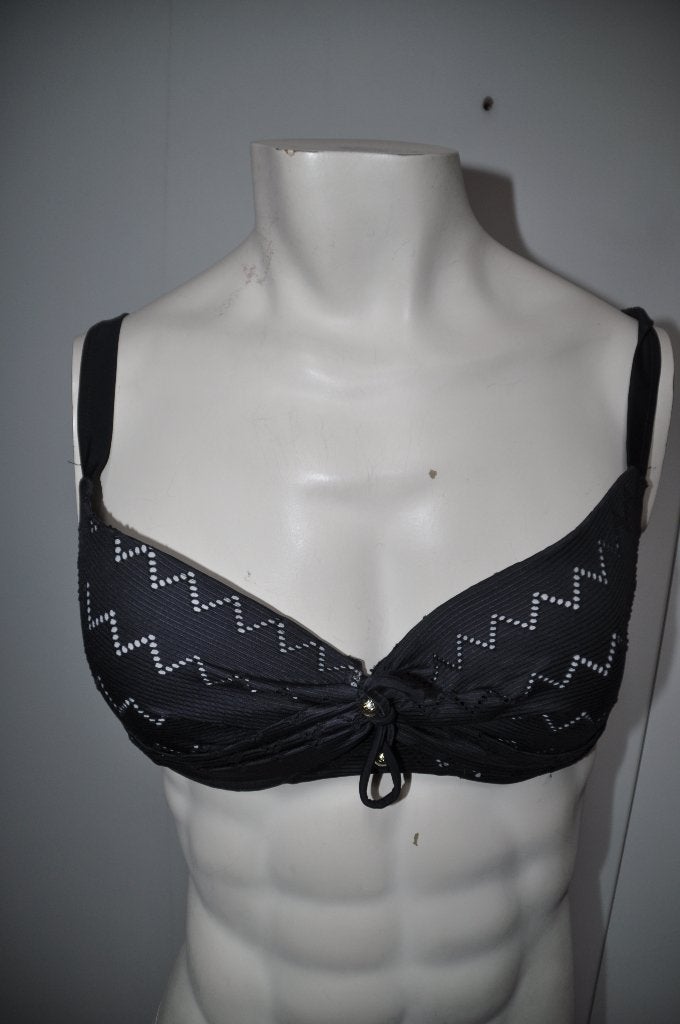 GHi113 Bikini top zwart maat 90D, Ophalen of Verzenden, Zo goed als nieuw, Zwart, Bikini