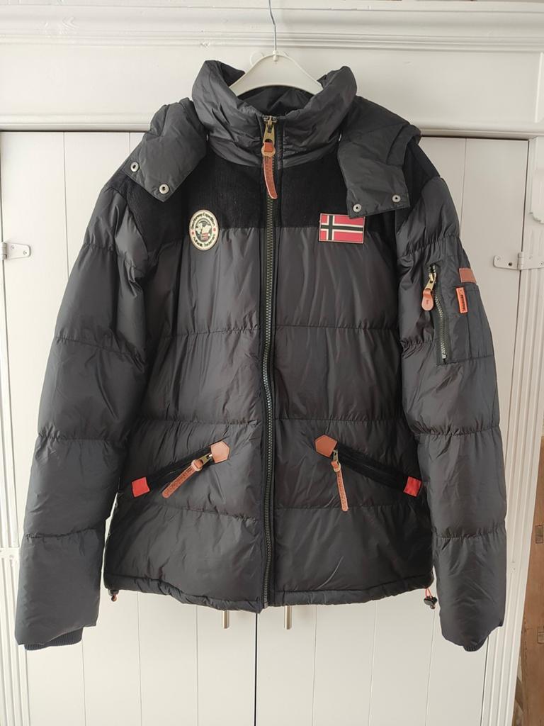 Zo goed als nieuwe Geonorway winterjas - Maat L, Kleding | Heren, Jassen | Winter, Maat 52/54 (L), Zwart, Ophalen of Verzenden