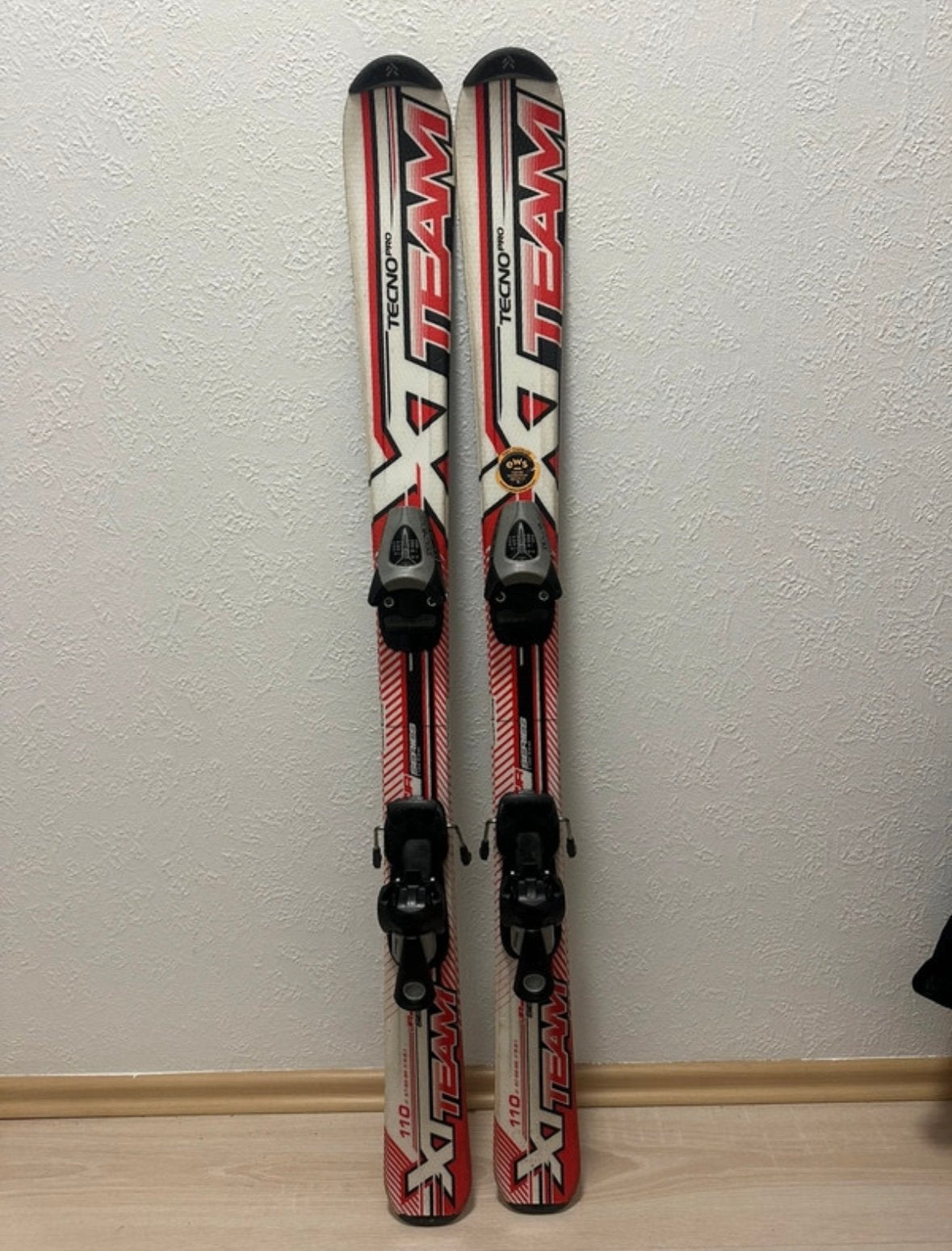 Tecno Pro XT Team ski's - 110 cm - Geslepen en gewaxt, Gebruikt, 100 tot 140 cm, Skiën, Ski's