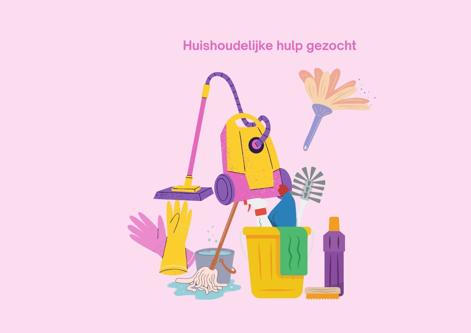 huishoudelijke hulp gezocht.
