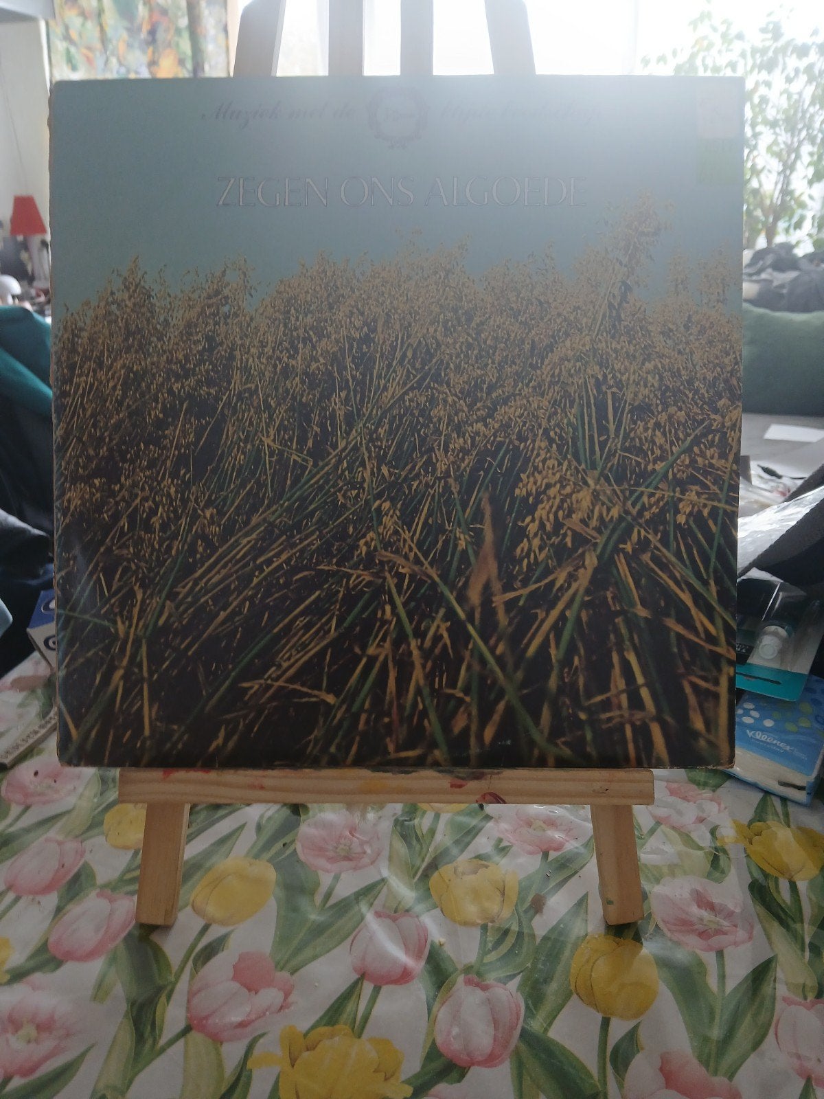 Muziek met de Bazuin - Zegen ons Algolde LP, Cd's en Dvd's, LP, Gebruikt, Overige genres, Ophalen of Verzenden