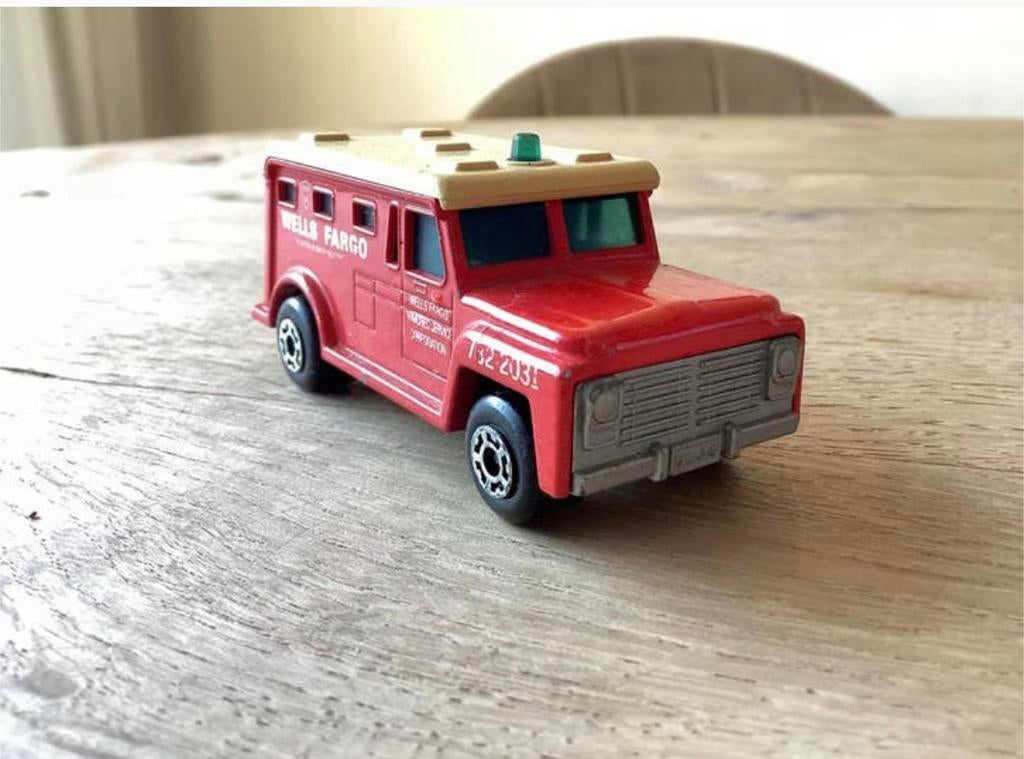 Matchbox Superfast No. 69 – Wells Fargo Armored Truck (1978), Ophalen of Verzenden, Gebruikt, Auto