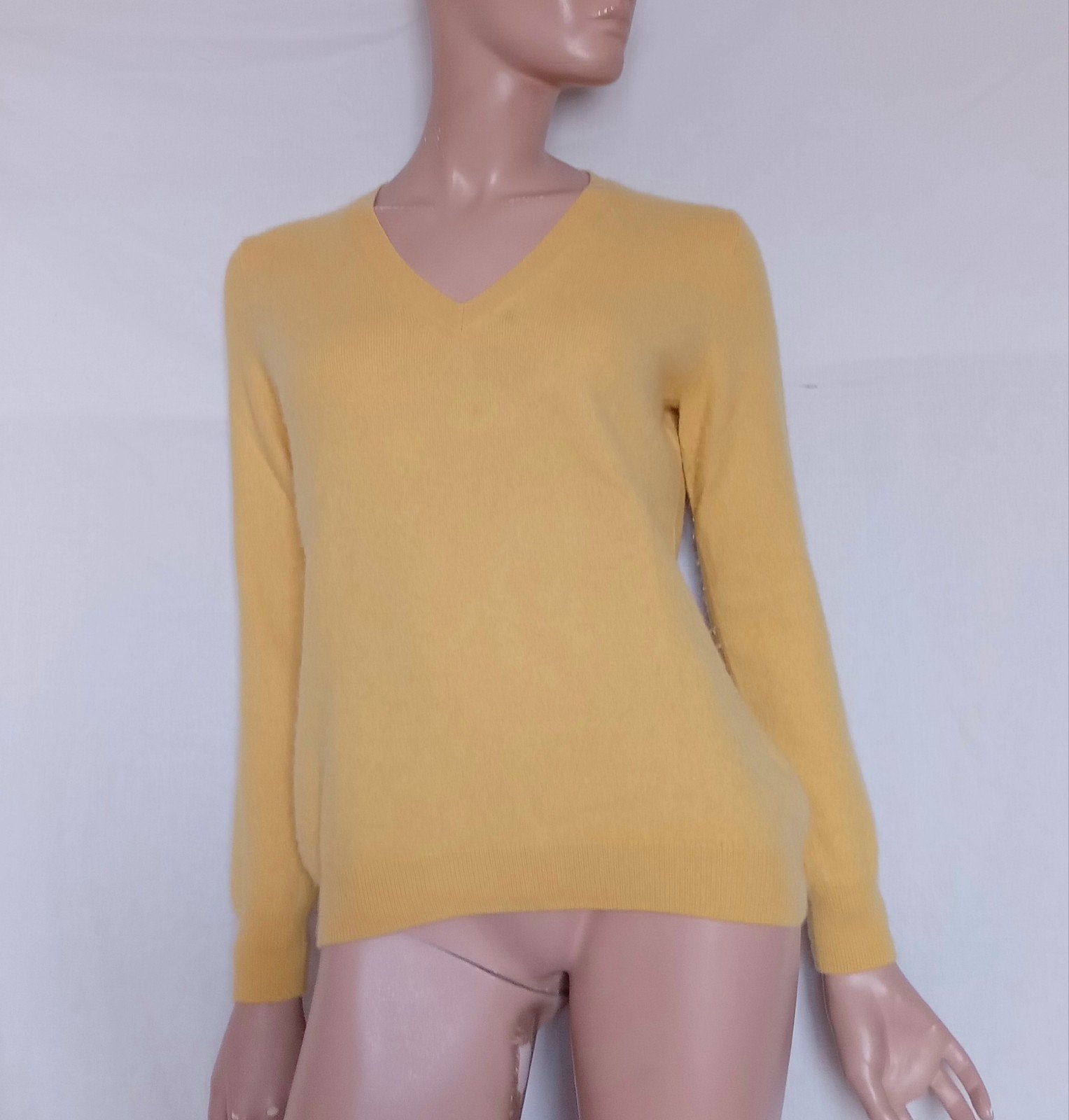 GALERIA CASHMERE Trui , Maat 40, Ophalen of Verzenden, Zo goed als nieuw, Maat 38/40 (M), Geel