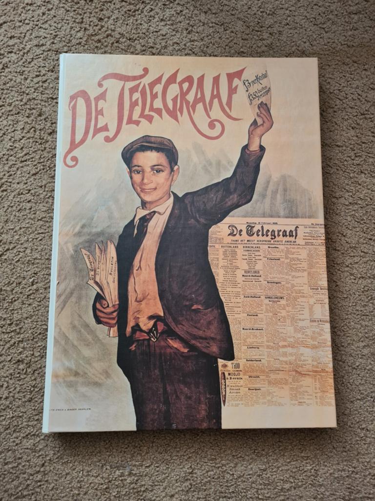 100 jaar Telegraaf, Ophalen of Verzenden, Gelezen, Krant