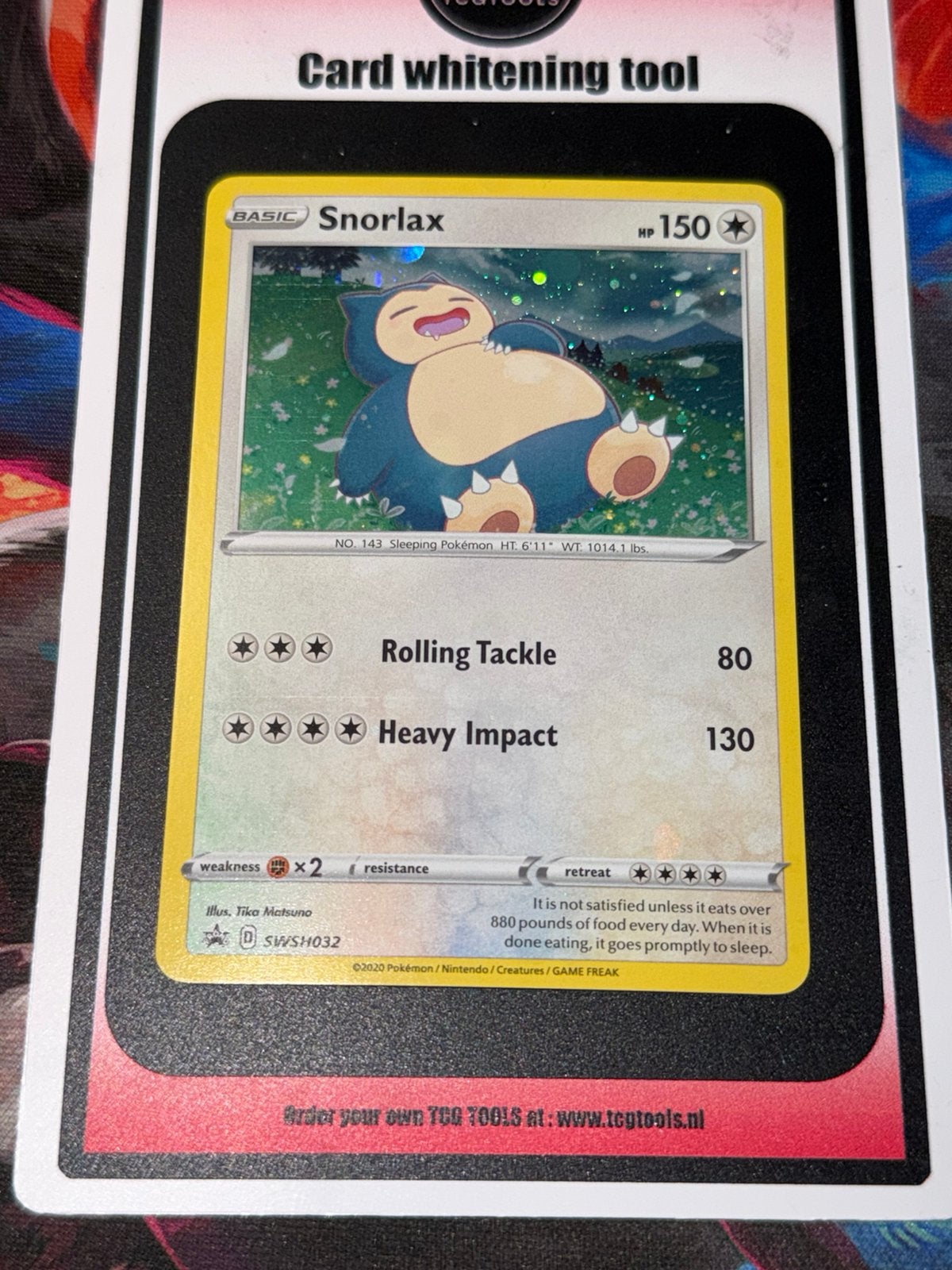 Snorlax SWSH032 Holo Promo NM- (2), Ophalen