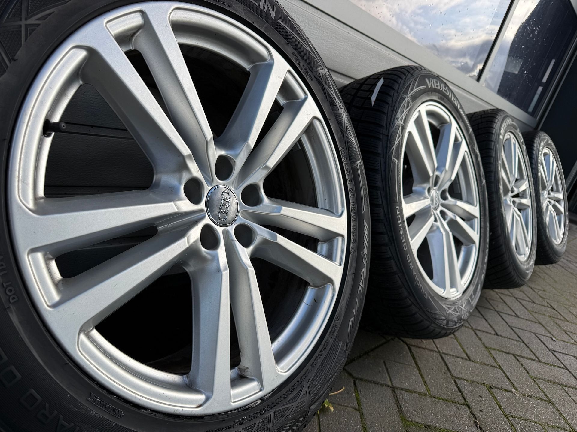 20 " Audi Q7 SQ7 4M S-line velgen E-tron 50 55 winterbanden, Gebruikt, -, 285 mm, -