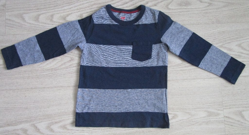 Gestreept Shirt met Lange Mouwen – Kinderen, Maat EU 98–104, Kinderen en Baby's, Kinderkleding | Maat 98, Jongen of Meisje, H&M
