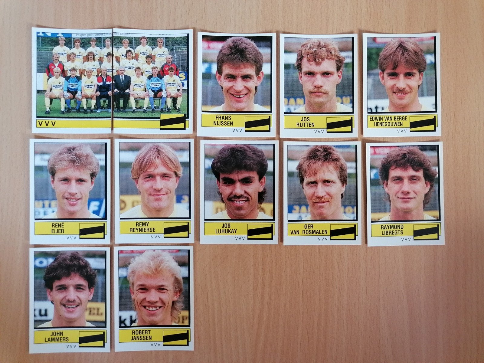 Panini Voetbal 88 VVV 12x., Ophalen of Verzenden, Zo goed als nieuw, Sticker