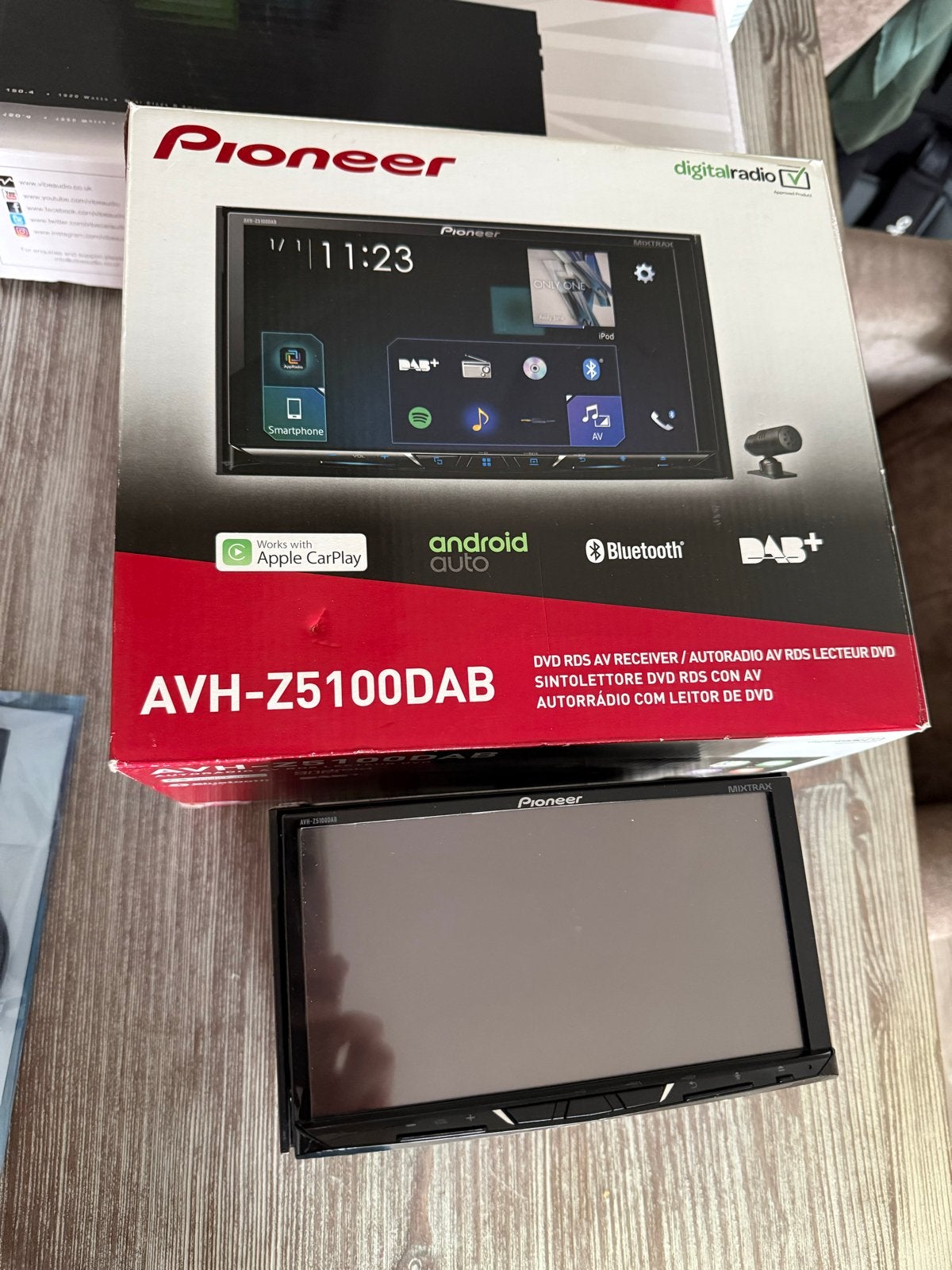 Pioneer AVH-Z5100DAB Autoradio met Apple CarPlay/Android Aut, Ophalen of Verzenden, Zo goed als nieuw