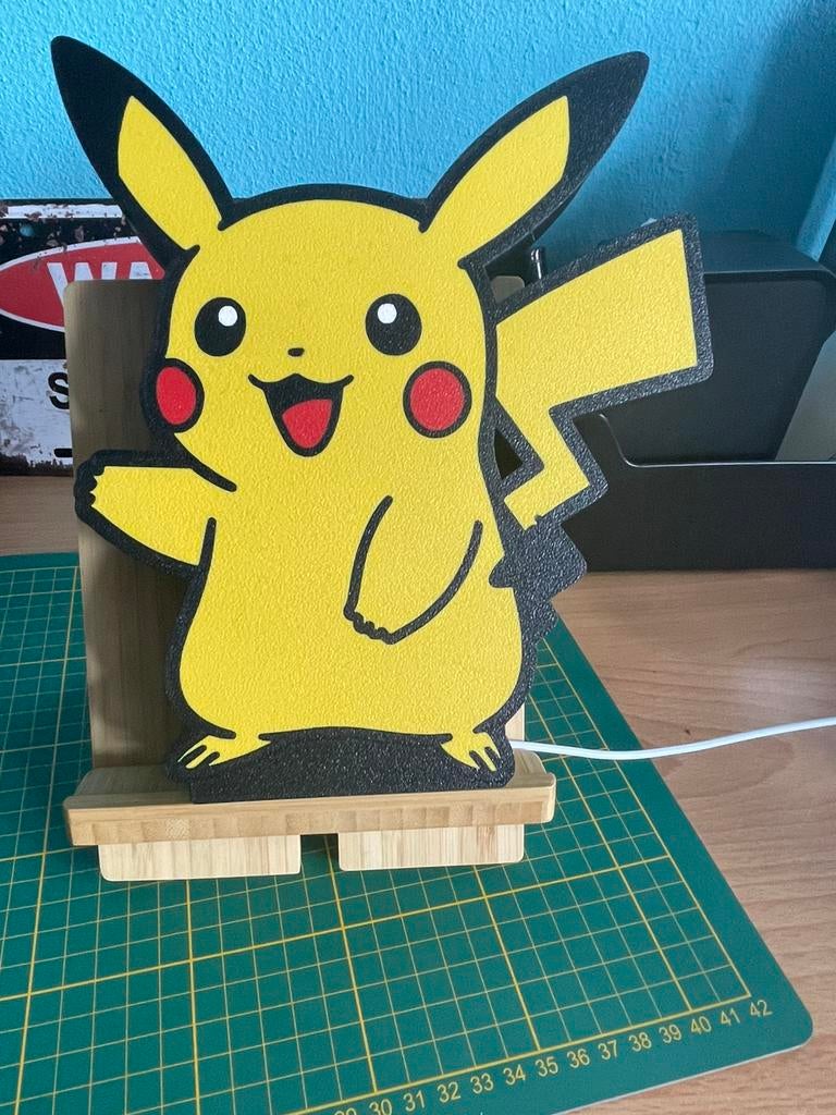 Pikachu lamp, Overige kleuren, Rond, Nieuw, Ophalen of Verzenden