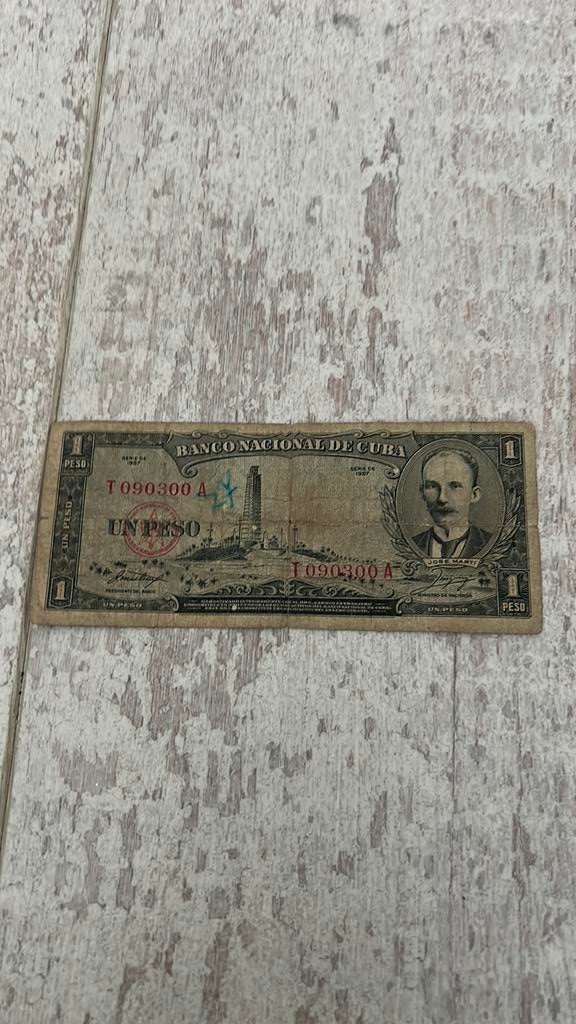 Oud bankbiljet Cuba, Postzegels en Munten, Bankbiljetten | Amerika, Ophalen of Verzenden, Noord-Amerika