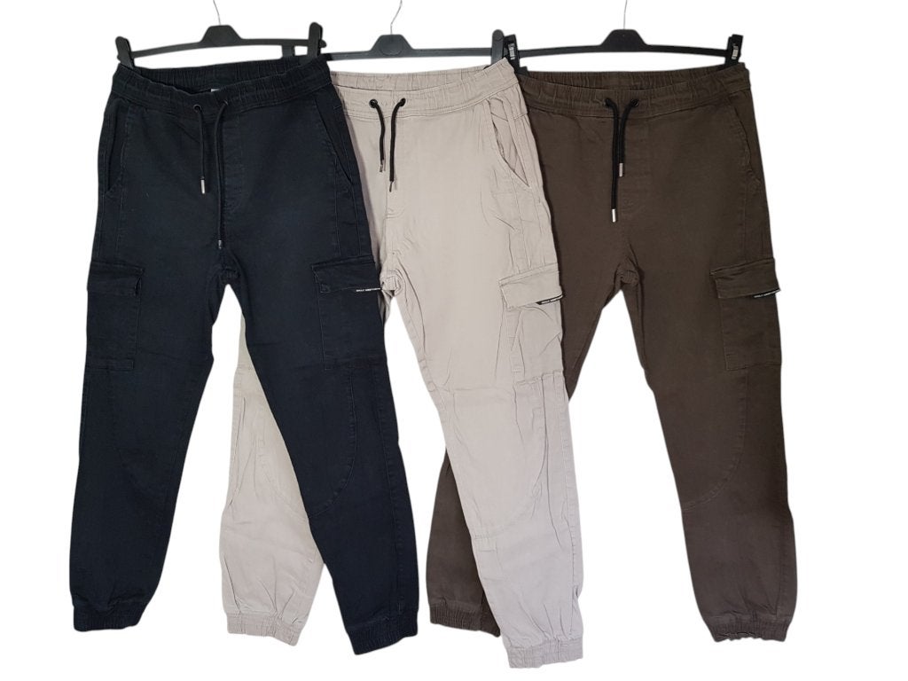 Beige DAILY AESTHETIKZ cargo worker jogger broek maat M., Beige, Zo goed als nieuw, Daily Aesthetikz, Verzenden