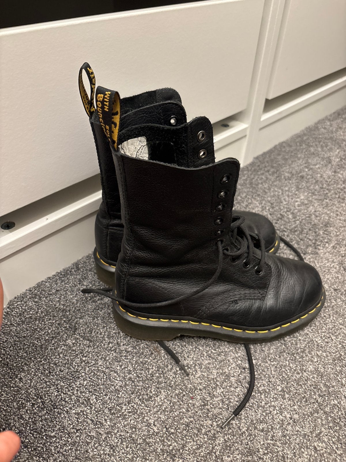 Dr. Martens laarzen maat 36, Ophalen of Verzenden, Gedragen, Zwart, Lage of Enkellaarzen