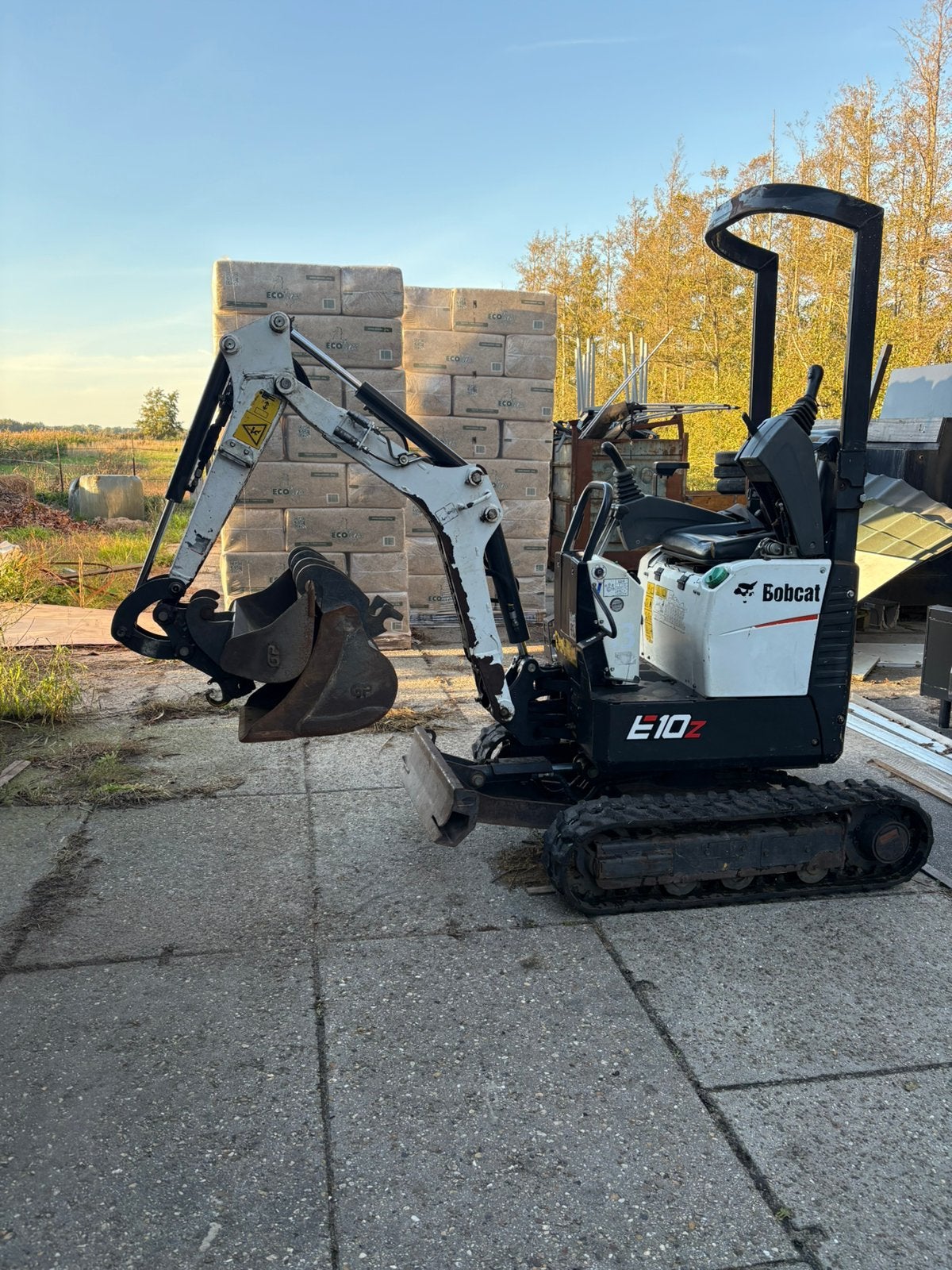 Bobcat e10z bj 2022 minikraan graafmachine, Ophalen, Graafmachine