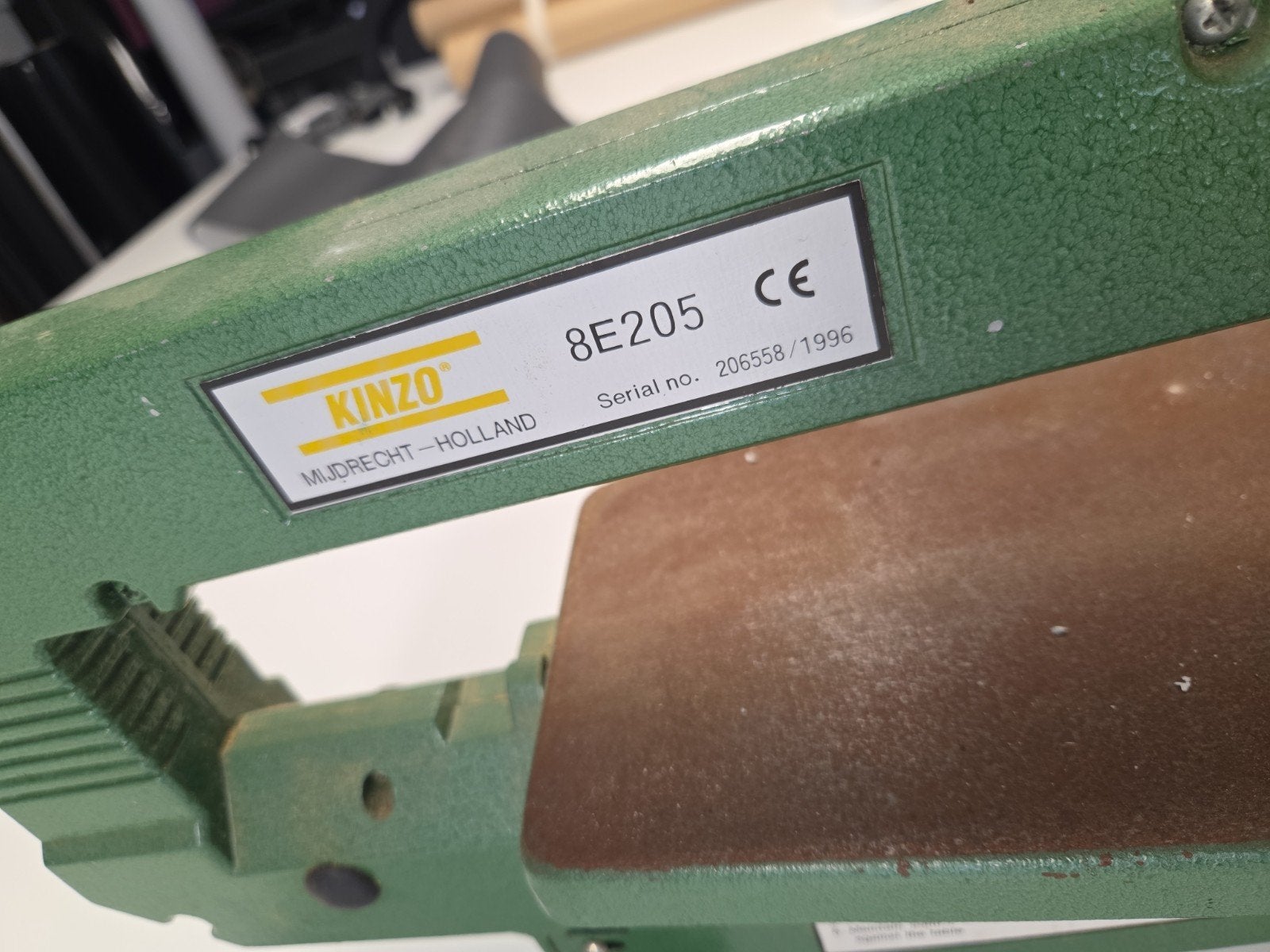Kinzo Tafelfiguurzaag, Doe-het-zelf en Verbouw, Gereedschap | Zaagmachines, Gebruikt, Ophalen of Verzenden, 30 tot 70 mm, Figuurzaag