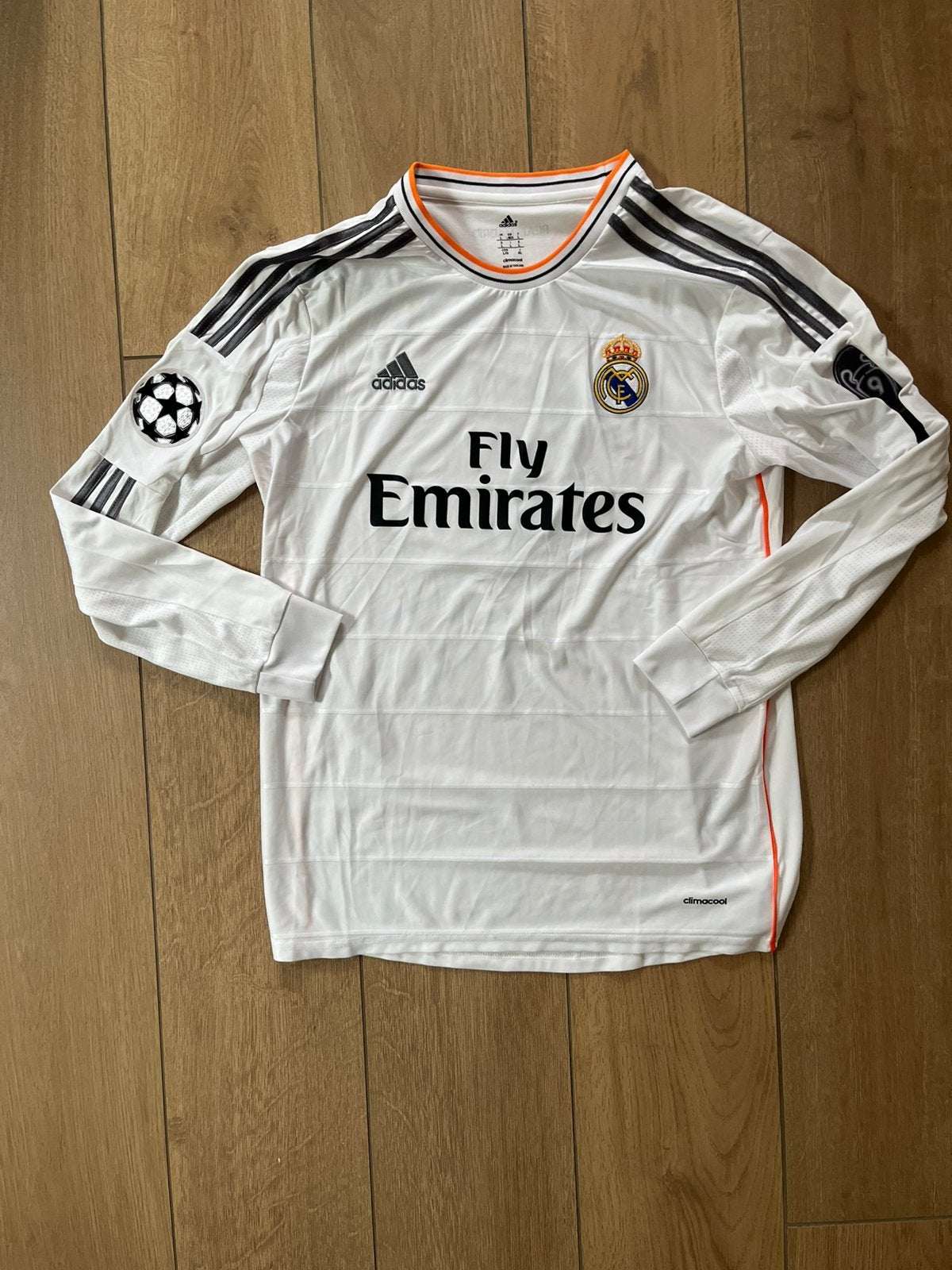 Sergio Ramos real madrid shirt - Maat L - Longsleeve, Maat 52/54 (L), Wit, Nieuw, Ophalen of Verzenden