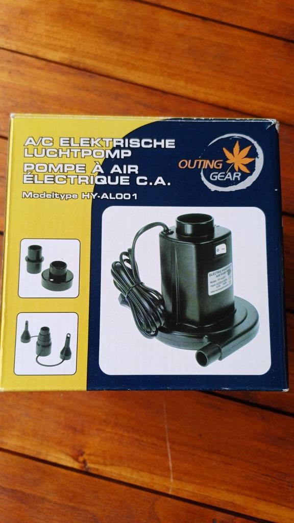 ELECTRISCH LUCHTPOMPJE NU €7, Ophalen of Verzenden, Gebruikt, Elektrisch