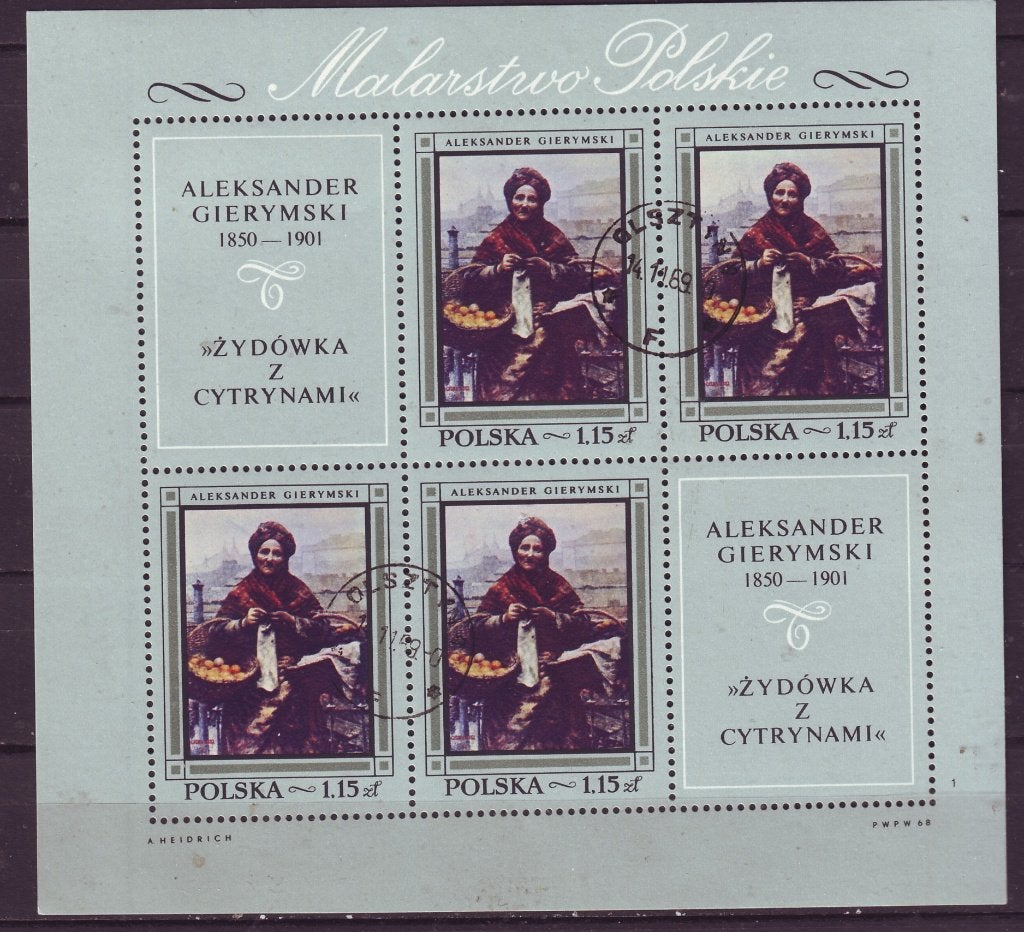 Polen Kleinbogen Mi 1866 gest, Ophalen of Verzenden, Polen, Gestempeld