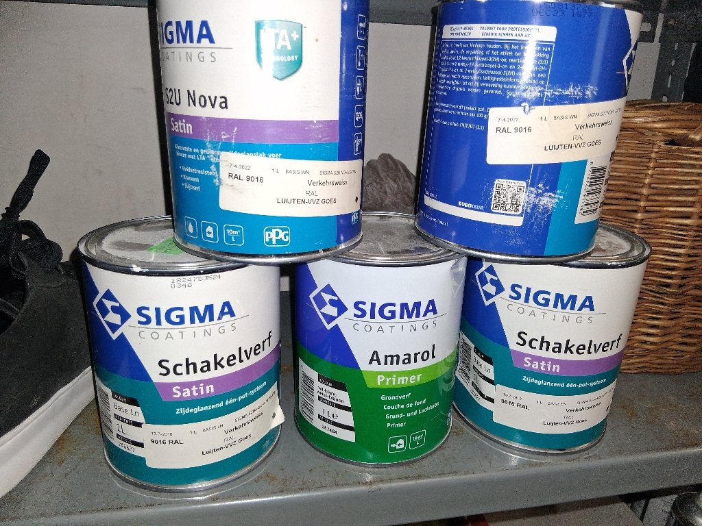 Verf, Wit, Ophalen of Verzenden, Zo goed als nieuw, Lak