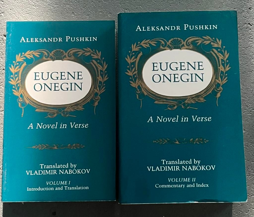 Pushkin Eugene Onegin Vladimir Nabokov Russische literatuur, Ophalen of Verzenden, Zo goed als nieuw
