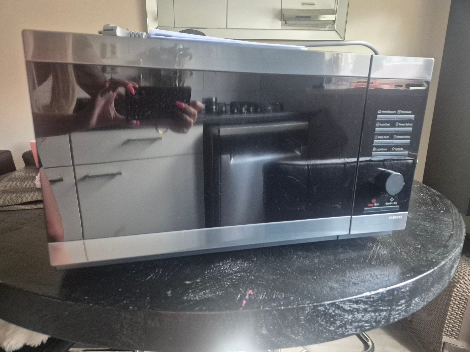 Samsung MS32DG4504AGE1 Vrijstaande Magnetron Zwart, Ophalen, Nieuw, Vrijstaand