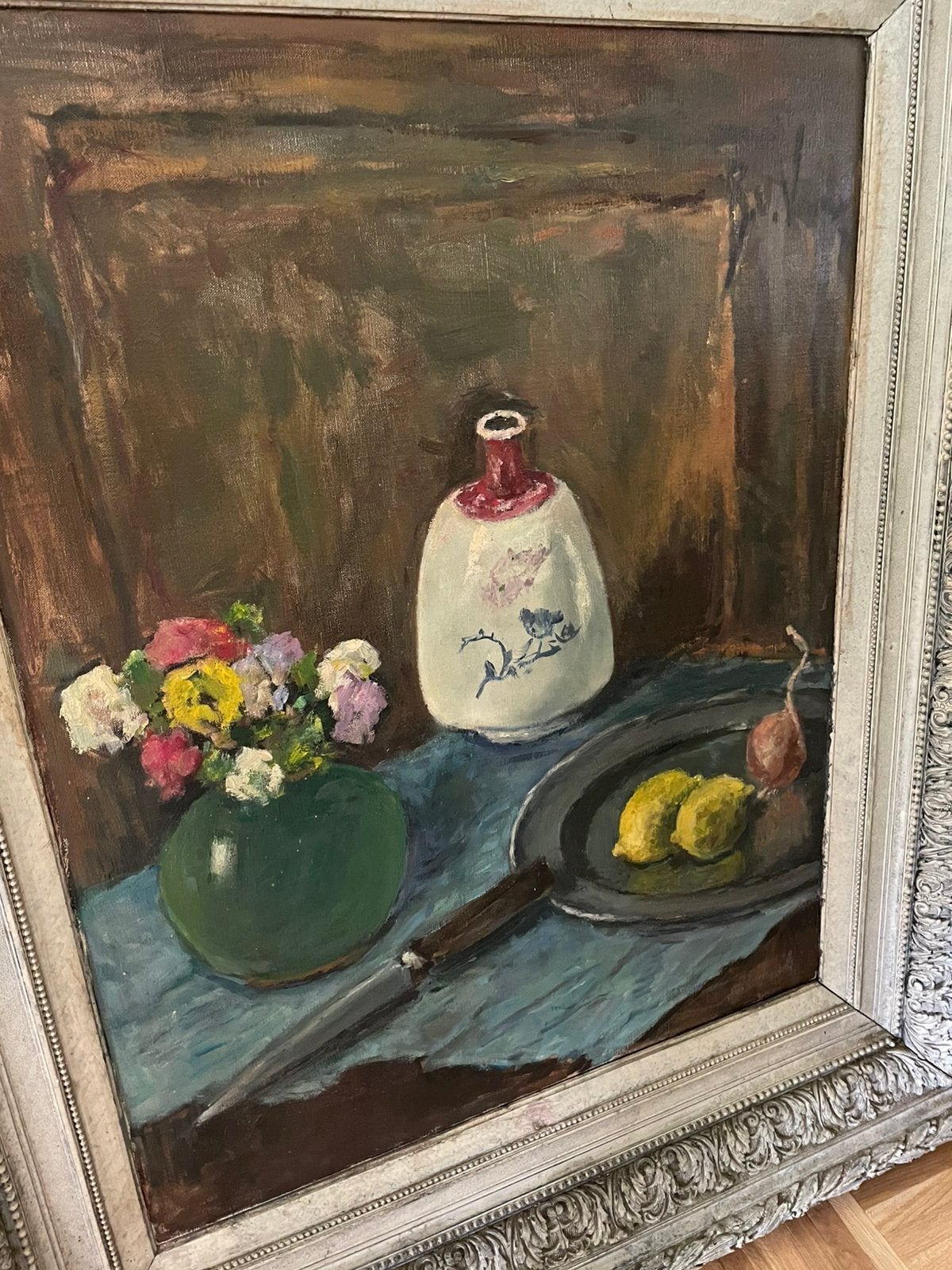 B.van Voorden olieverf op doek stilleven, Antiek en Kunst, Ophalen, Olieverf