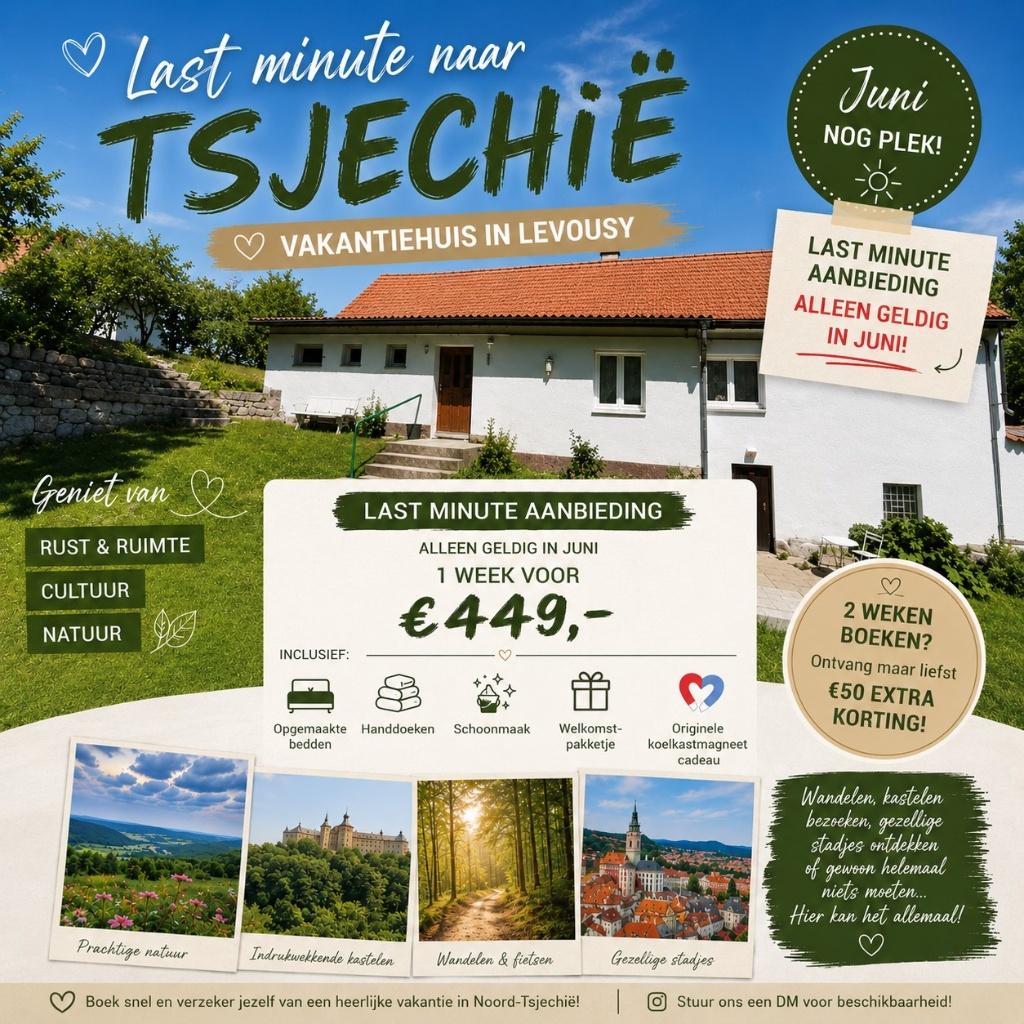 Vakantiehuis Levousy – op slechts 45 minuten van Praag, Vakantie, Vakantiehuizen | Tsjechië, Praag, Boerderij of Cottage, Dorp