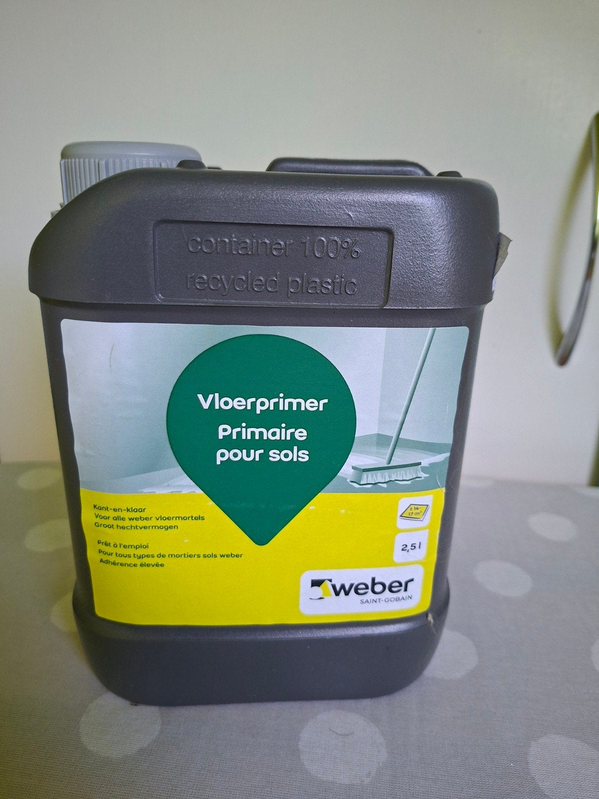 Weber Vloerprimer - 2,5L Kant-en-klaar, Ophalen, Overige kleuren, Nieuw, Verf