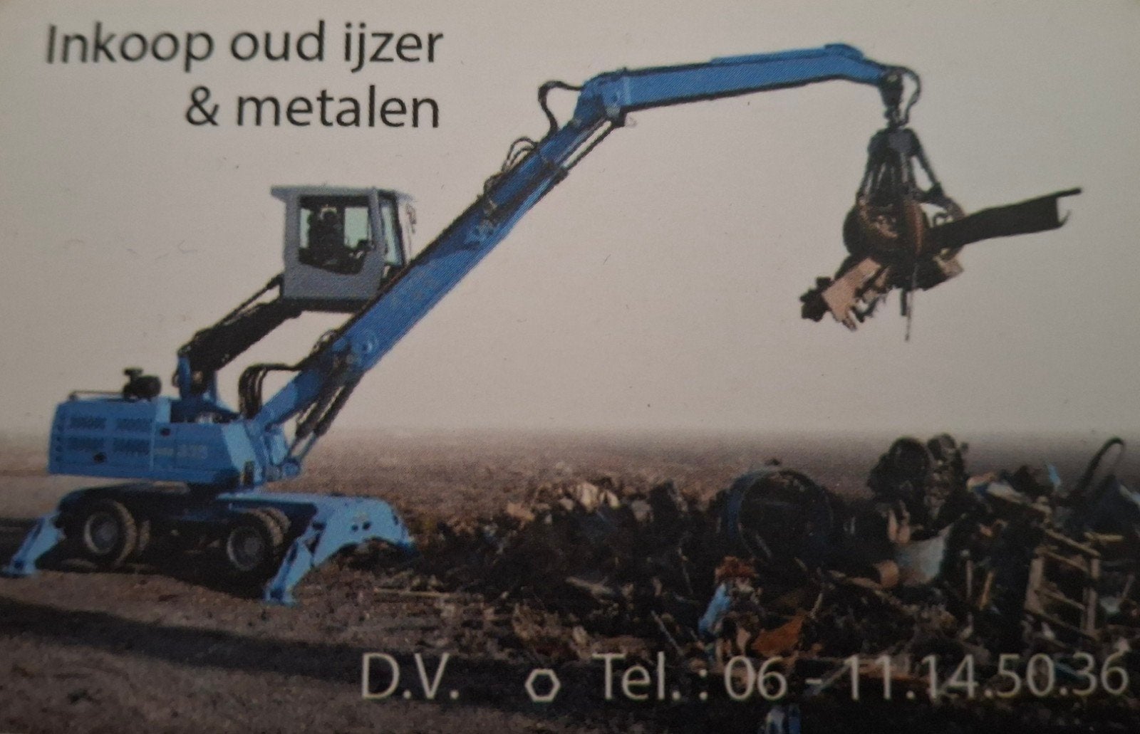 Oud ijzer en metalen gevraagd., Ophalen