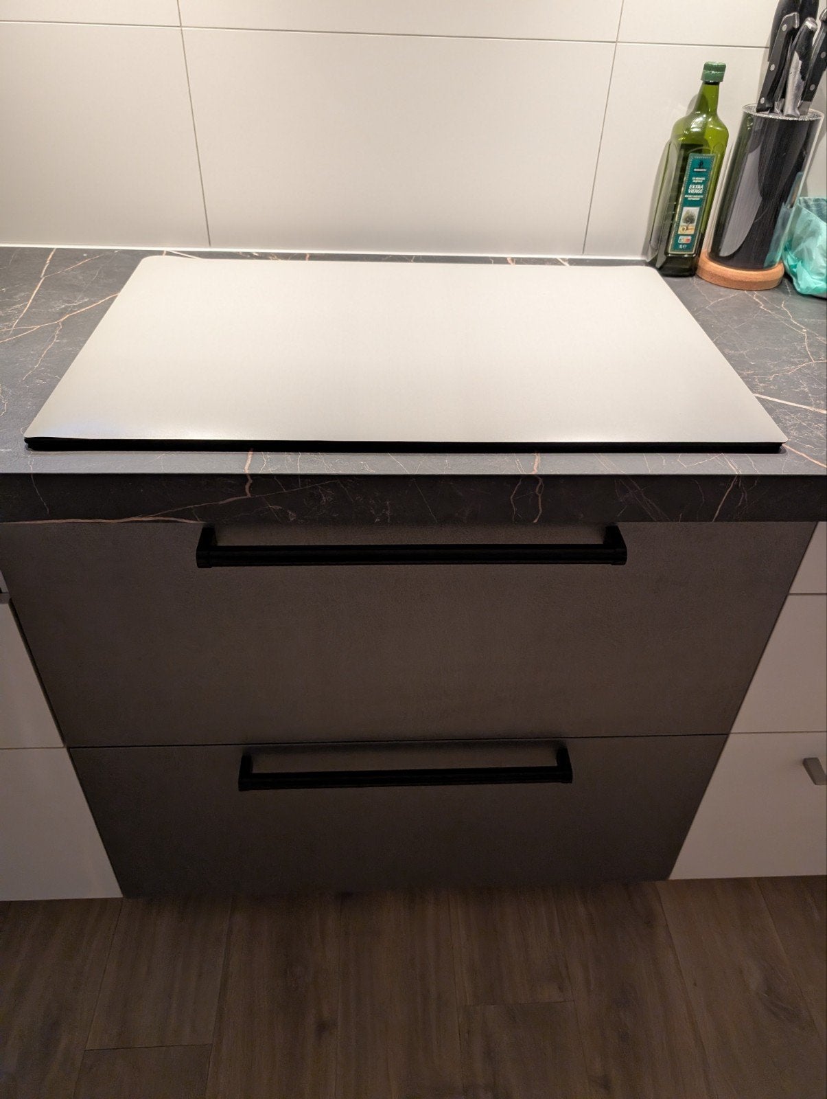 Inductie kookplaat beschermer, Huis en Inrichting, Ophalen of Verzenden, Gebruikt, 65 cm of meer, 70 cm of meer