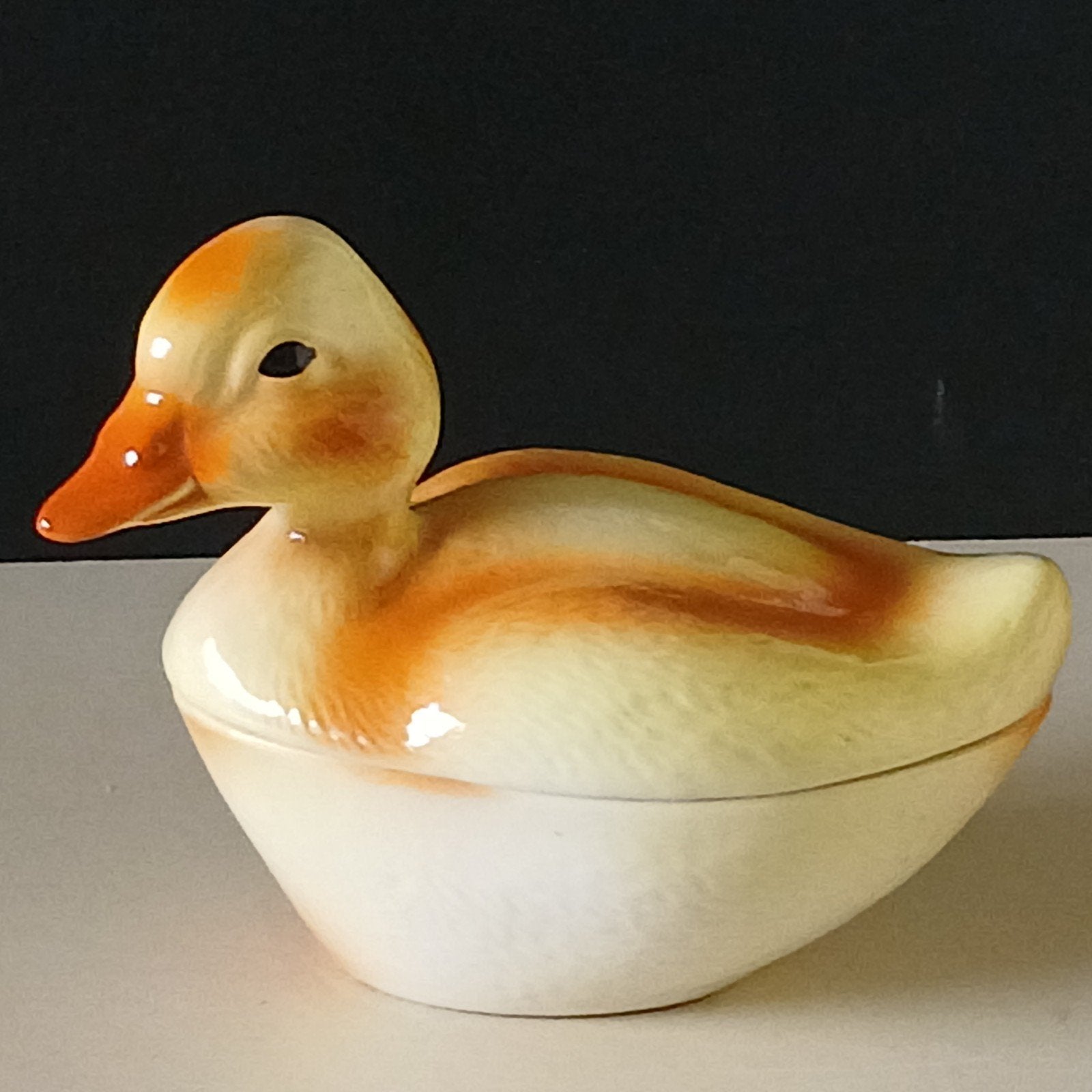Terrine pulletje, eendje. Michel Caugant, Antiek en Kunst, Curiosa en Brocante, Ophalen of Verzenden