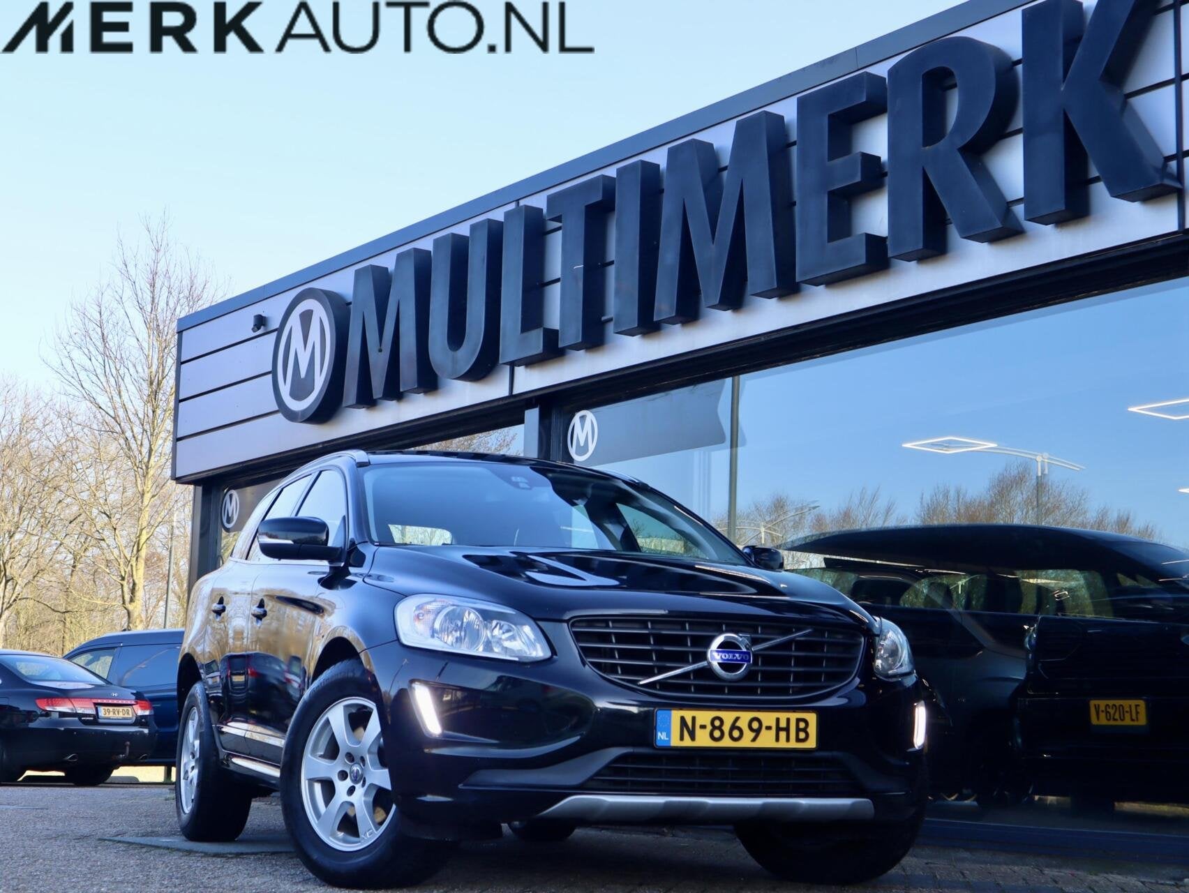 Volvo XC60 2.0 D3 FWD Ocean Race, Leder, Trekhaak, Auto's, Volvo, 1624 kg, 4 cilinders, Zwart, Leder