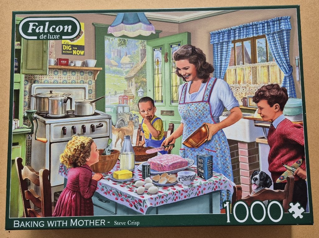 Falcon - Baking with Mother - 1000 stukjes, Ophalen, 500 t/m 1500 stukjes, Gebruikt, Legpuzzel