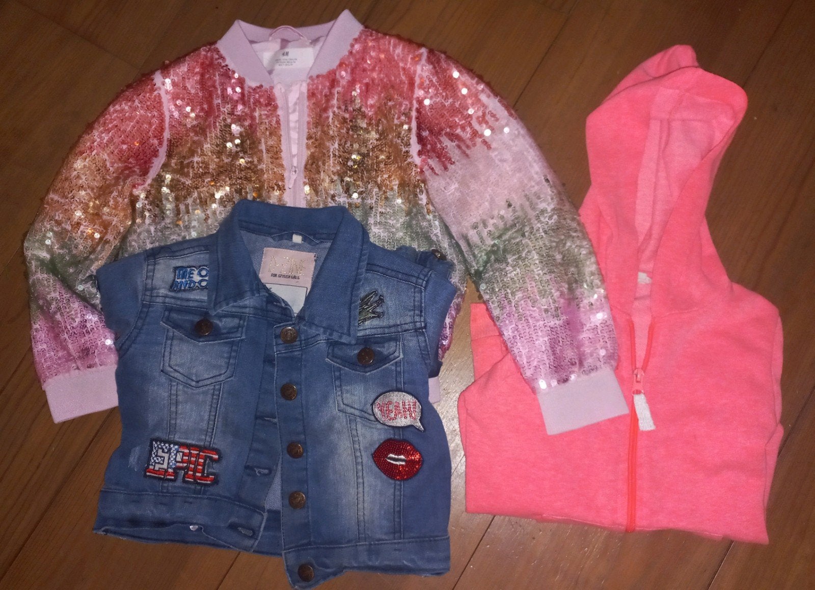 KOOPJE! 3 super leuke jasjes (H&M, D-Zine) ZGAN, Kinderen en Baby's, Meisje, Dzine, Trui of Vest, Ophalen of Verzenden