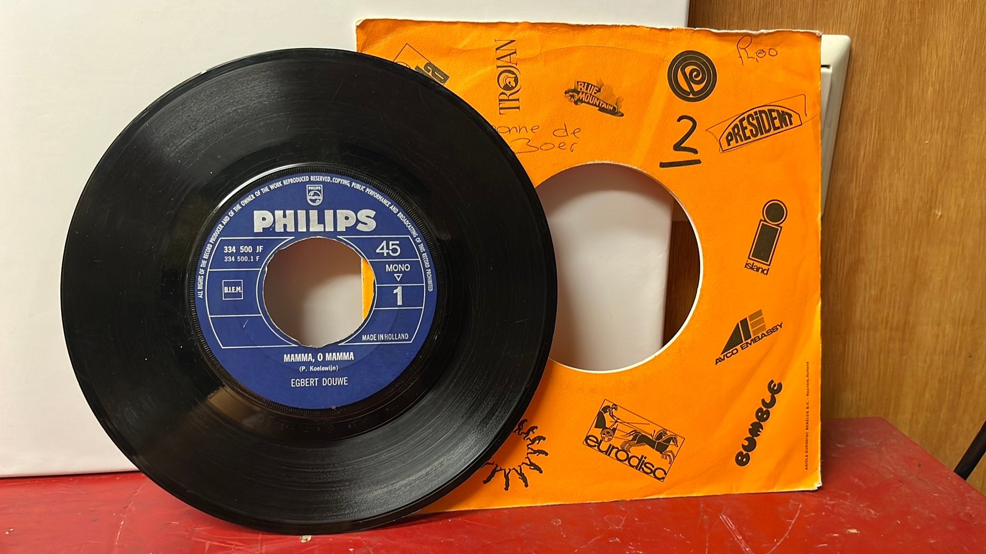 Egbert Douwe Mamma, o mamma, Ophalen of Verzenden, Gebruikt, 7 inch, Nederlandstalig