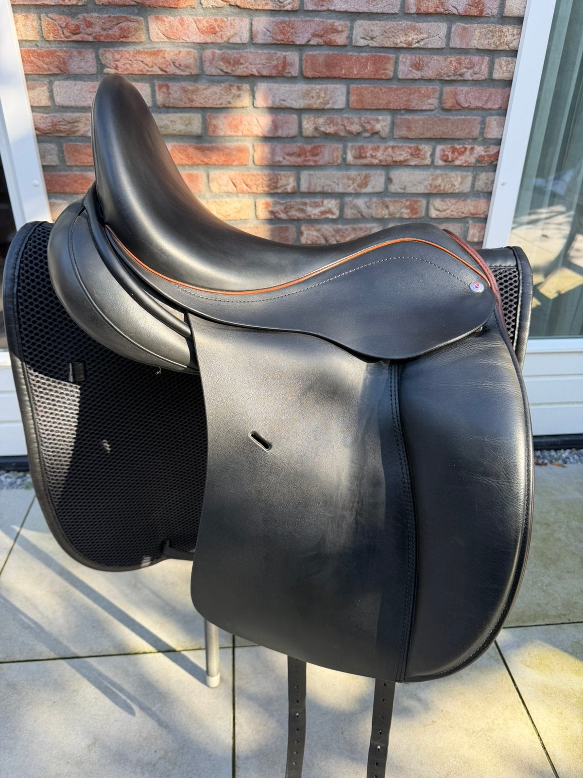Top conditie Schutte legend zadel met balanskussen, Dieren en Toebehoren, Ophalen, Zo goed als nieuw, Dressuur