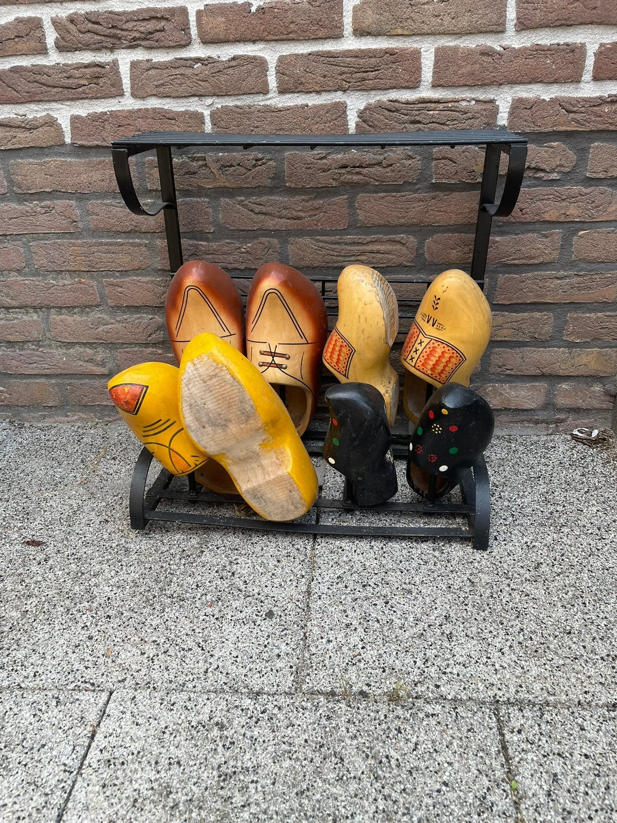 Laarsen/klompenrek zonder klompen, Ophalen, Zo goed als nieuw