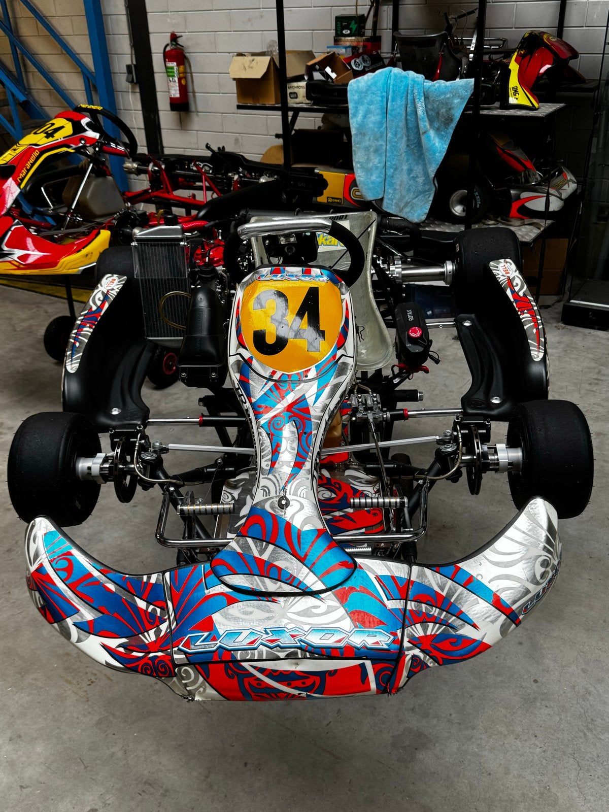 Luxor Kart Rotax Max Senior Evo - Klaar voor de race!, Ophalen, Gebruikt, Kart