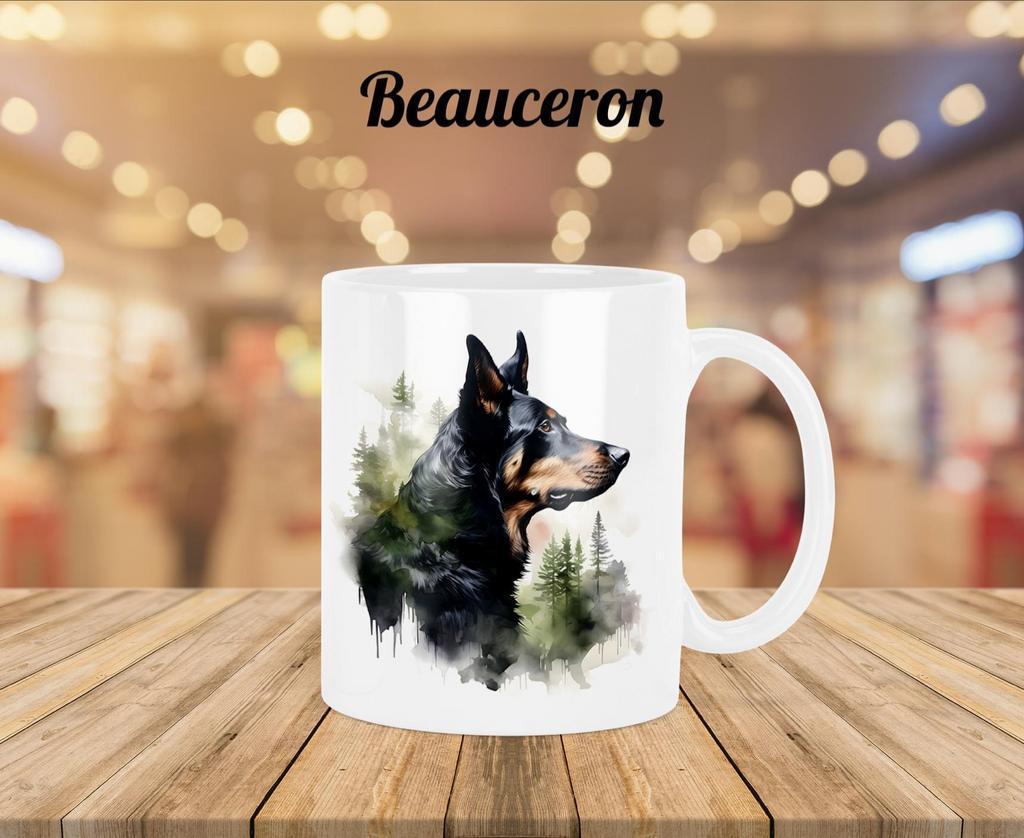 Beauceron profiel mok, Verzenden, Nieuw, Overige stijlen, Kop(pen) en/of Schotel(s)