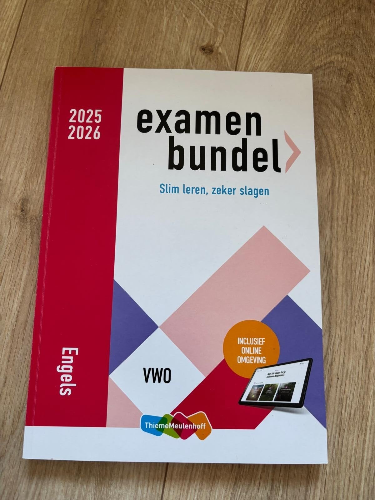 Examenbundel Engels VWO 2025/2026 - Slim leren, zeker slagen, Gelezen, VWO, Engels, ThiemeMeulenhoff