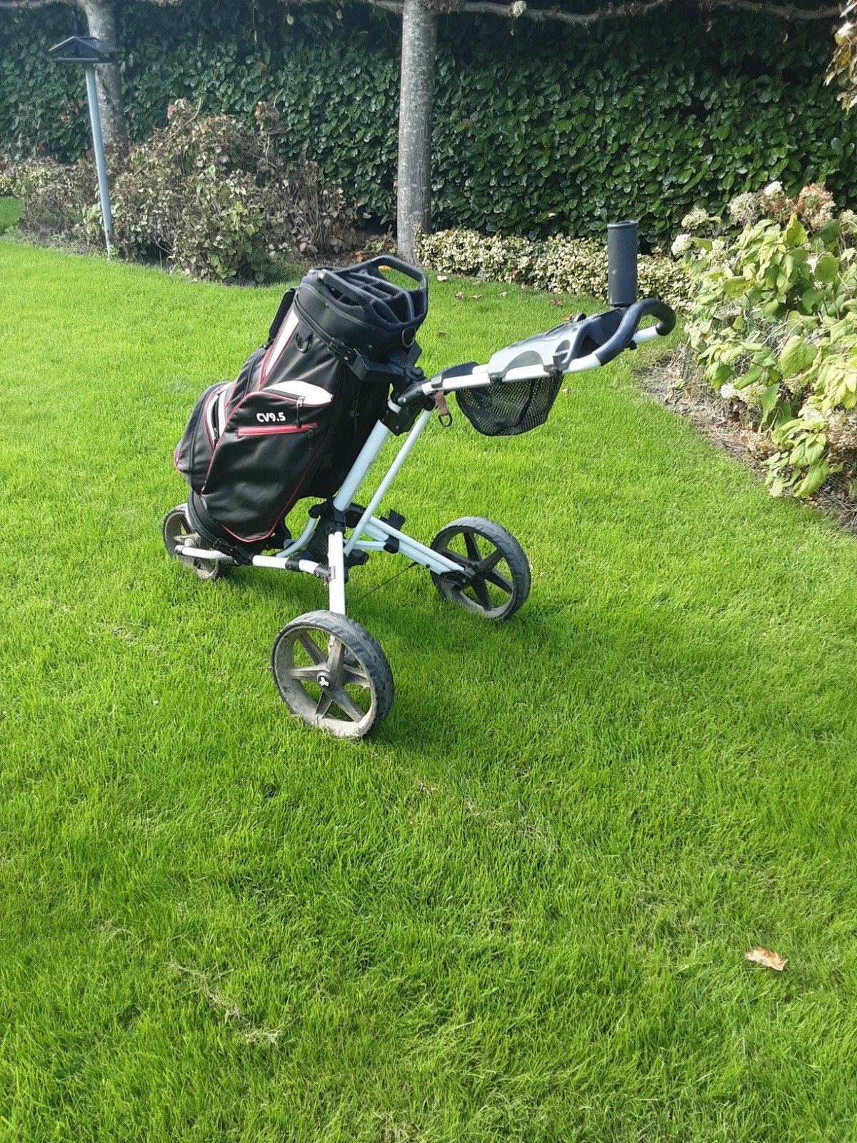 Golfkar met tas - CV9.5, Ophalen, Gebruikt, Golfkar, Overige merken