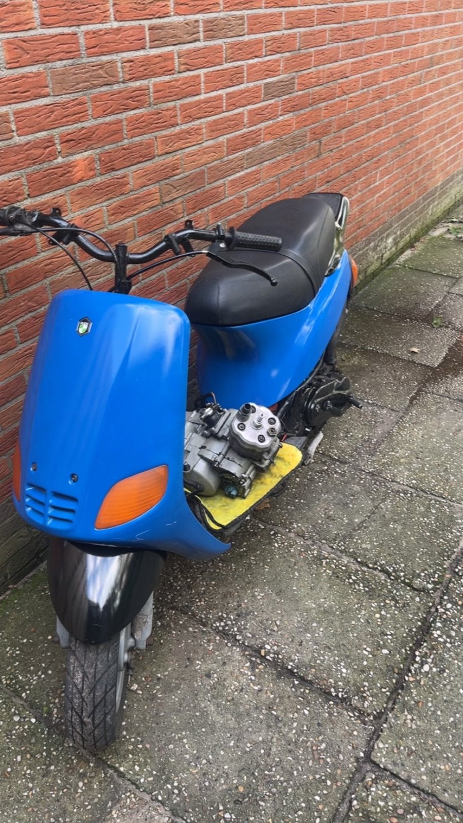 Puch zip 70cc malossi blauw kenteken, Ophalen of Verzenden, Zo goed als nieuw