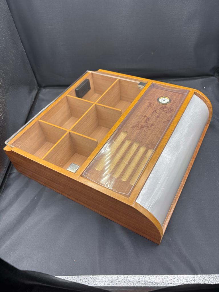 Humidor en Hygrometer sigarendisplay. Winkeldisplay., Ophalen of Verzenden