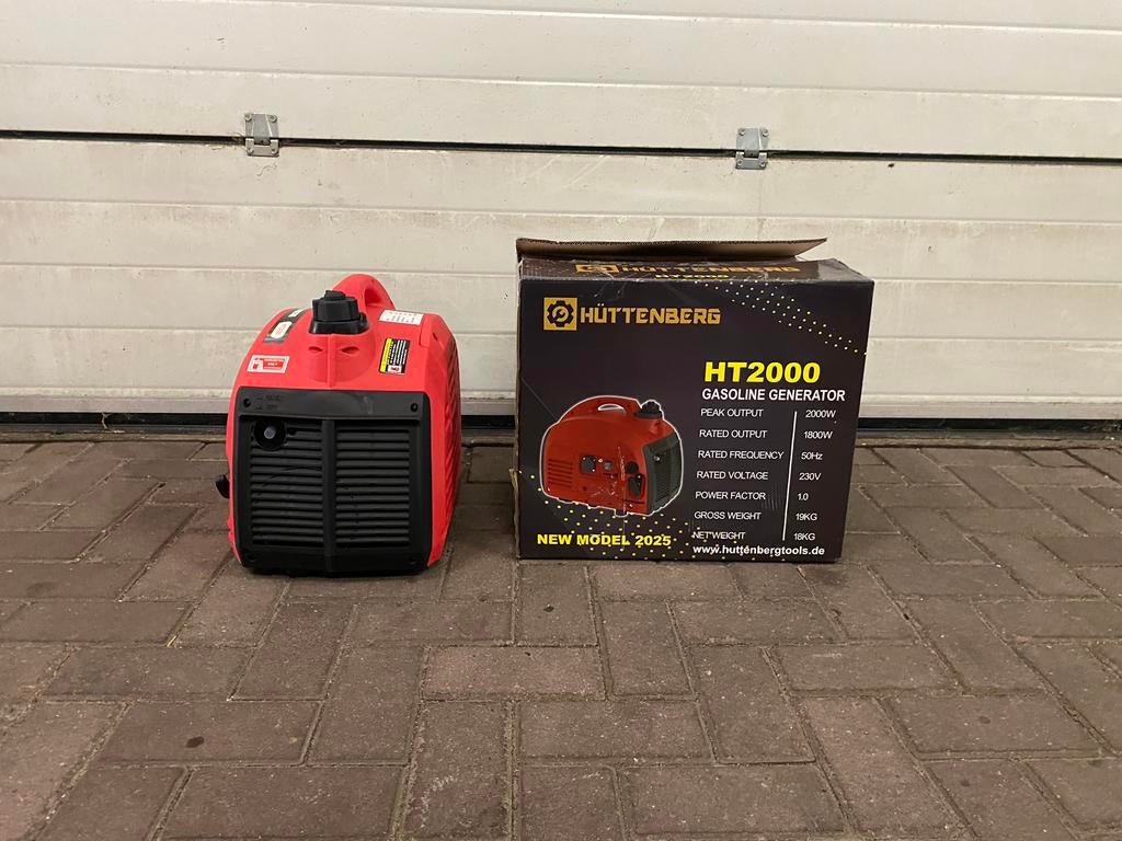 Huttenberg H2000 inverter generator, Ophalen of Verzenden, Nieuw
