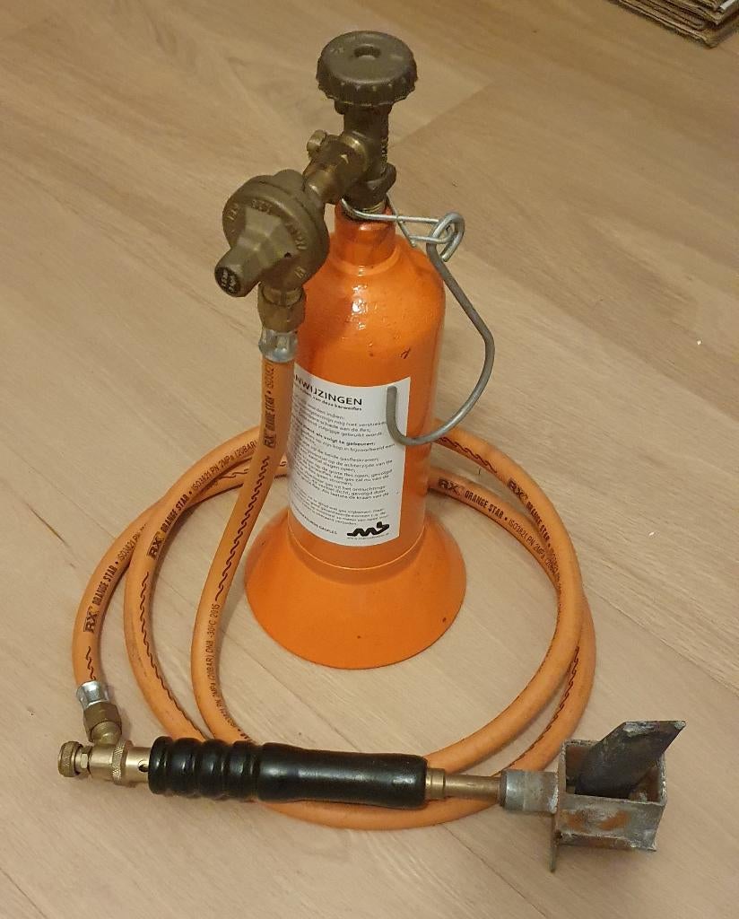 Zinksoldeer karwei-set., Doe-het-zelf en Verbouw, Ophalen of Verzenden, Zo goed als nieuw, Koper, Overige typen