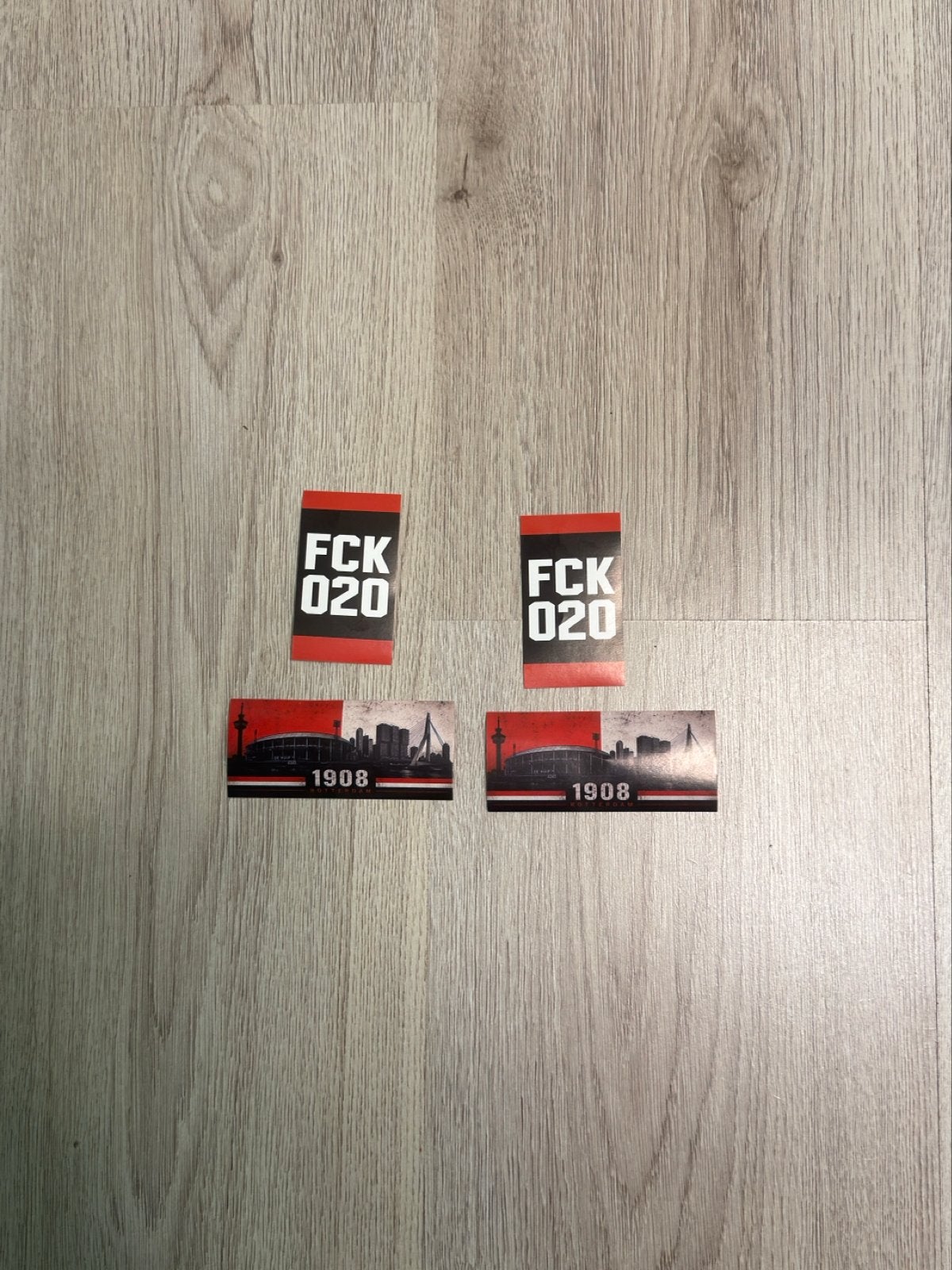 FCK 020 1908 Feyenoord stickers, Verzamelen, Stickers, Verzenden, Nieuw, Sport
