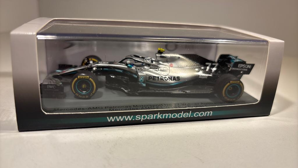 F1 mercedes amg valteri bottas 2019 spark 1.43, Overige merken, Auto, Ophalen of Verzenden, A