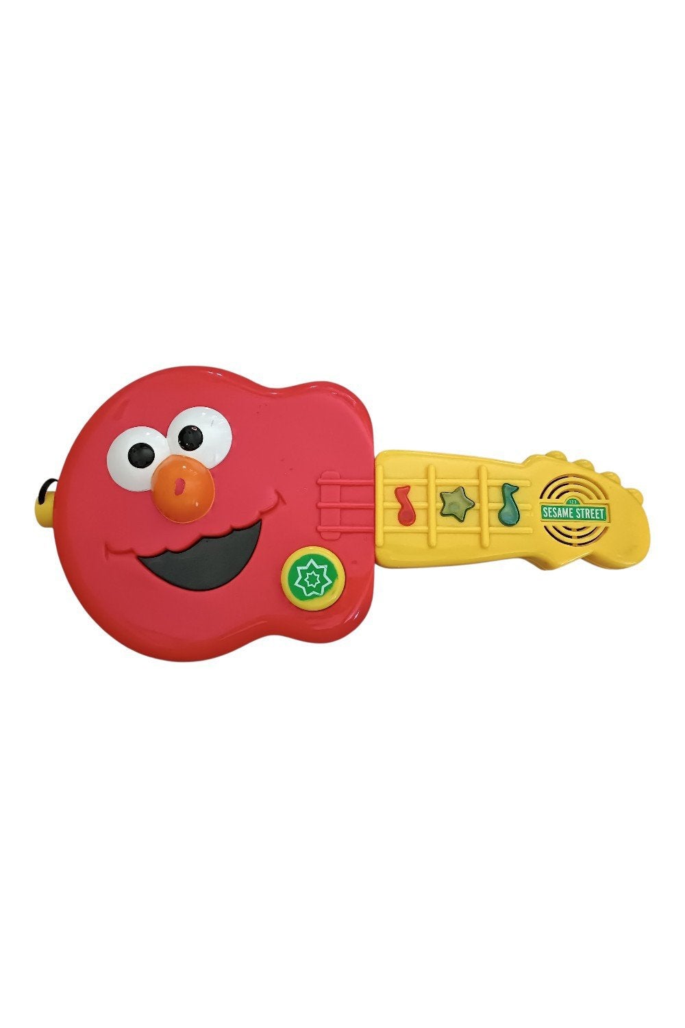 Fisher-Price Sesamstraat Elmo Gitaar – Interactief, Kinderen en Baby's, Speelgoed | Fisher-Price, Ophalen of Verzenden, Gebruikt