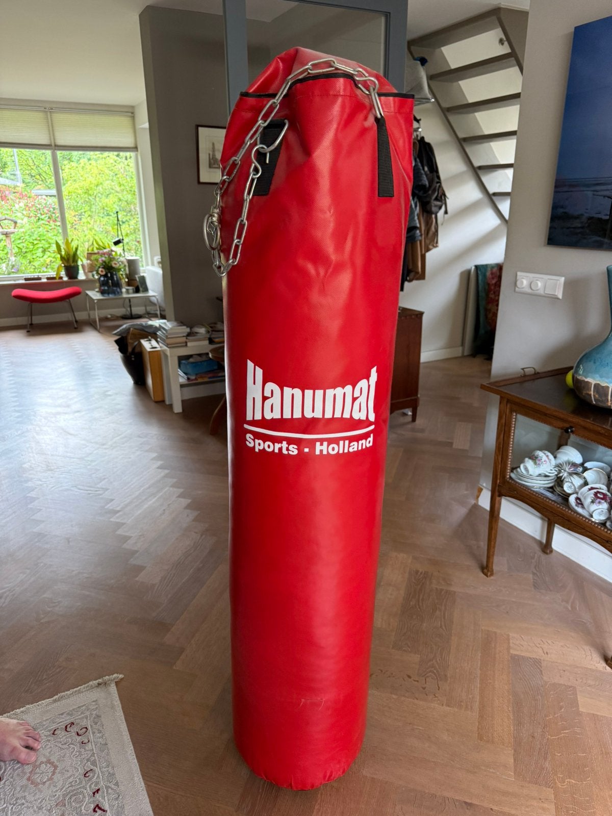 Hanumat bokszak 150 cm 40 kg, Ophalen, Zo goed als nieuw, Bokszak